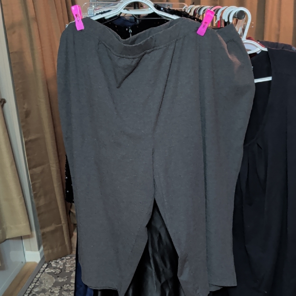 Woman Within Elegant Gray Women's Pants Size 5X